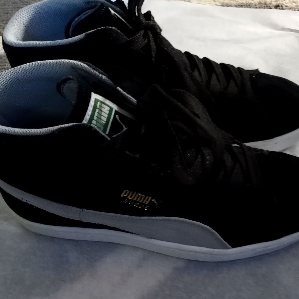 Puma black sneakers